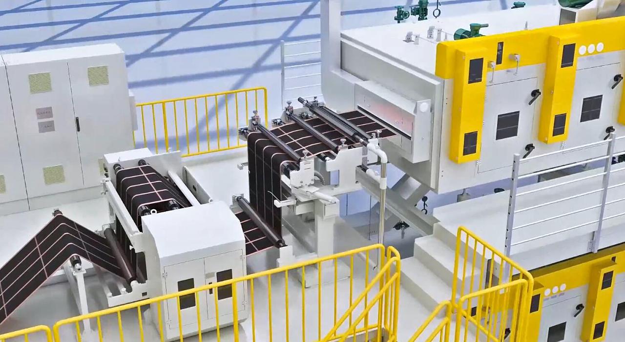 涂布机/机械设备动画-3D工业动画-智能工厂生产线